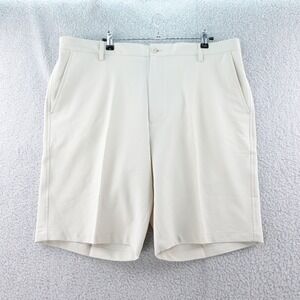 FootJoy Golf Shorts Mens 40 Beige Flat Front Performance Lightweight Stretch NWT